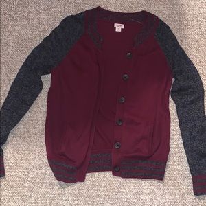 Button up sweater